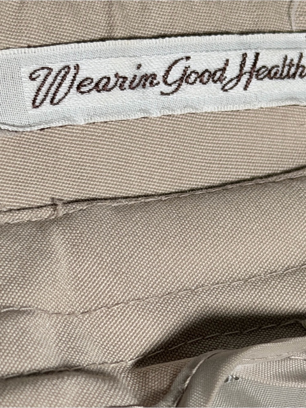 Misty Harbor Beige Double-Breasted Trench Coat Medium - Picture 3 of 13